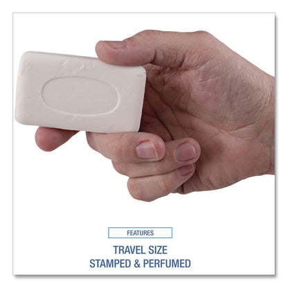Face and Body Amenity Soap, Paper Wrapped, Floral Scent, # 3 Bar, 144/Carton