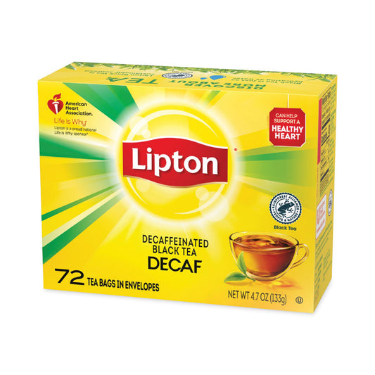 Tea Bags, Decaffeinated, 72/Box
