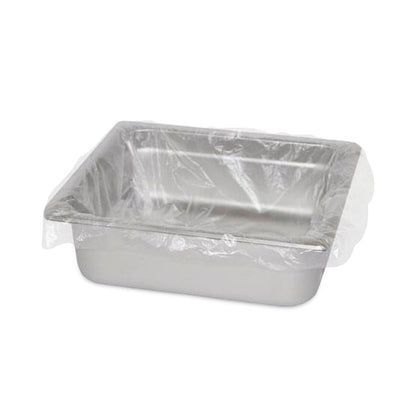 Steam Pan Liners for 1/3-Size Pans, Includes Twist-Ties, 0.02 mil, 18" x 14", Clear, 250/Carton