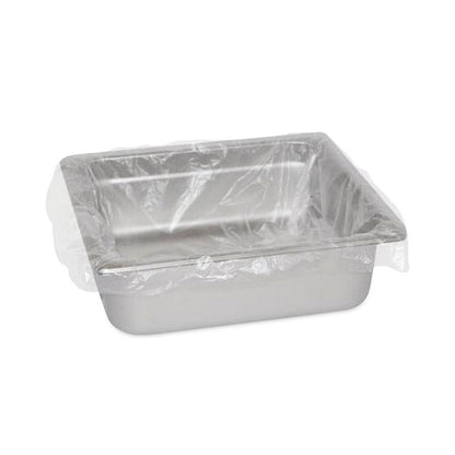 Steam Pan Liners for 1/3-Size Pans, Includes Twist-Ties, 0.02 mil, 18" x 14", Clear, 250/Carton