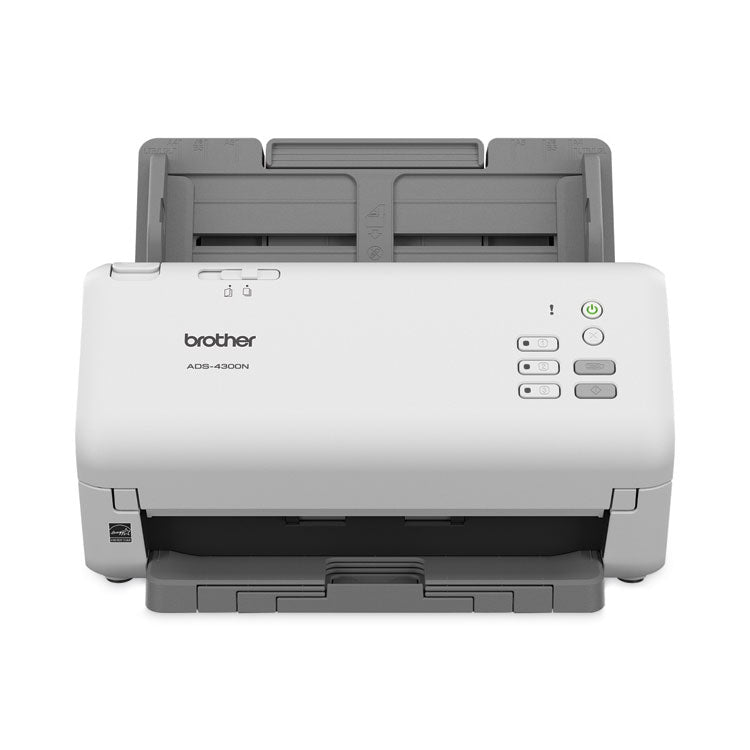 ADS-4300N Professional Desktop Scanner, 600 dpi Optical Resolution, 80-Sheet Auto Document Feeder