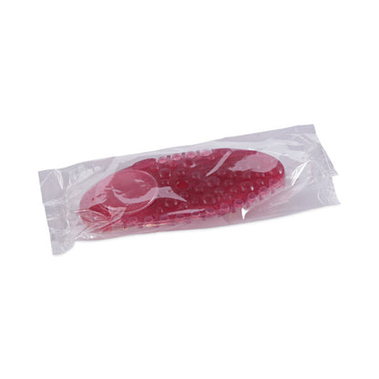 Curve Solid Air Freshener, Spiced Apple, Red, 10/Box
