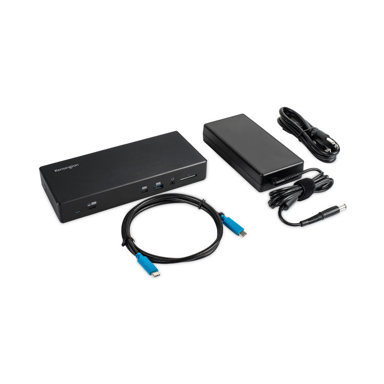 SD4850P USB-C 10 Gbps Dual Video Driverless Docking Station, Black