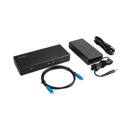 SD4850P USB-C 10 Gbps Dual Video Driverless Docking Station, Black