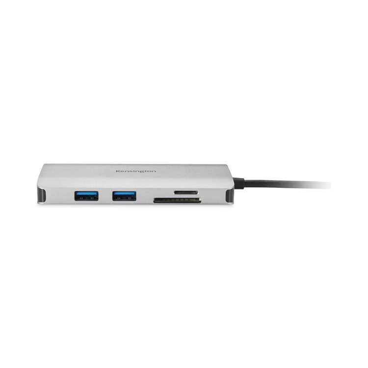 UH1400P USB-C 8-in-1 Driverless Mobile Hub, Gray