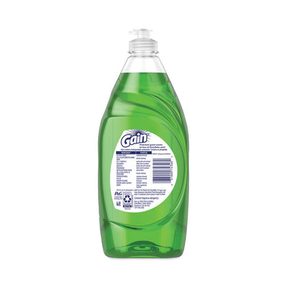 Dishwashing Liquid, Gain Original Scent, 38 oz Bottle, 8/Carton
