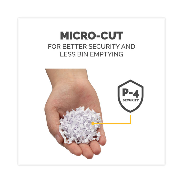 Powershred LX200 Micro-Cut Shredder, 12 Manual Sheet Capacity, White