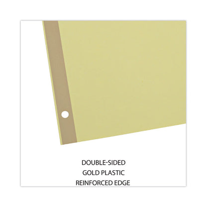 Deluxe Extended Insertable Tab Indexes, 8-Tab, 11 x 8.5, Buff, Assorted Tabs, 24 Sets