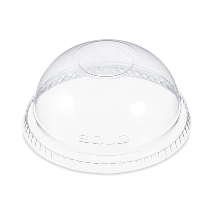 Plastic Dome Lid, Fits 9 oz to 10 oz Cold Cups, Clear, 1,000/Carton