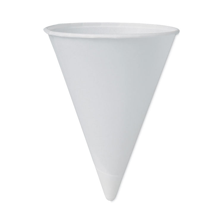 Cone Water Cups, ProPlanet Seal, 4 oz, Paper, White, 200/Pack