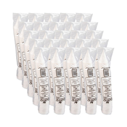 Cone Water Cups, ProPlanet Seal, 4 oz, Paper, White, 200/Pack