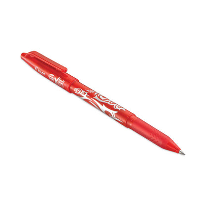 FriXion Ball Erasable Gel Pen, Stick, Fine 0.7 mm, Red Ink, Red Barrel