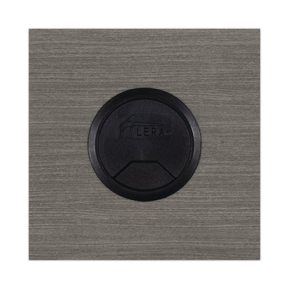 Alera Valencia Series Straight Front Desk Shell, 59.13" x 29.5" x 29.63", Gray