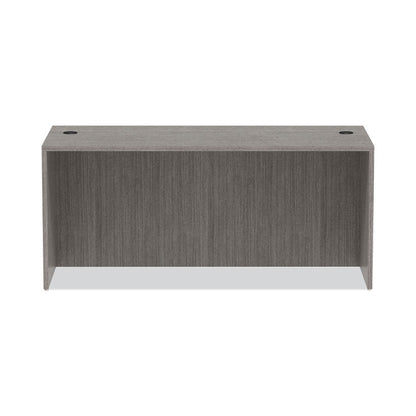 Alera Valencia Series Straight Front Desk Shell, 65" x 29.5" x 29.63", Gray