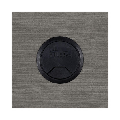 Alera Valencia Series Straight Front Desk Shell, 65" x 29.5" x 29.63", Gray
