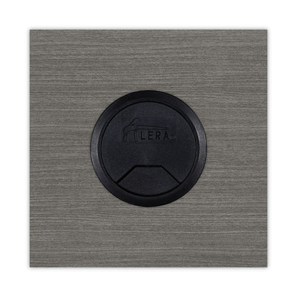 Alera Valencia Series Straight Front Desk Shell, 71" x 35.5" x 29.63", Gray