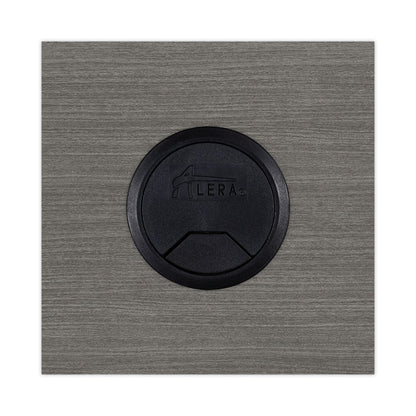 Alera Valencia Series Reversible Return/Bridge Shell, 47.25w x 23.63d x 29.5h, Gray