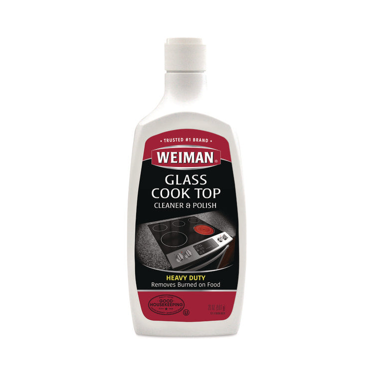 Glass Cook Top Cleaner and Polish, 20 oz, Squeeze Bottle, 6/Carton
