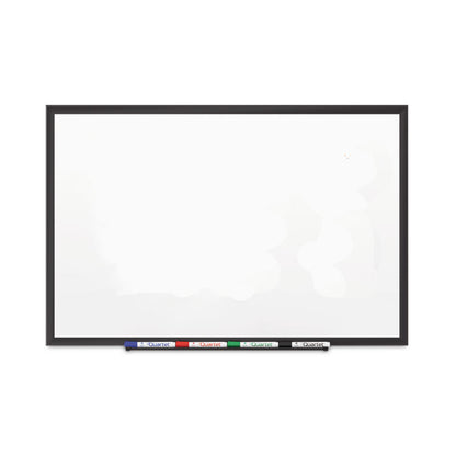 Classic Series Porcelain Magnetic Dry Erase Board, 48" x 36", White Surface, Black Aluminum Frame