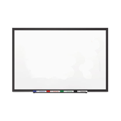 Classic Series Porcelain Magnetic Dry Erase Board, 60" x 36", White Surface, Black Aluminum Frame
