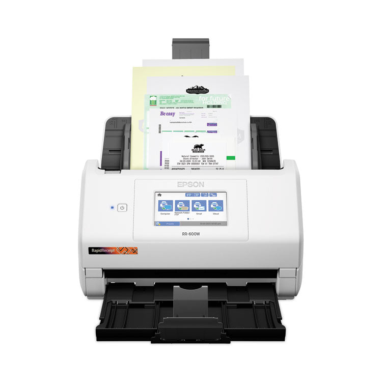 RapidReceipt RR-600W Scanner, Scans Up to 8.5 x 240, 600 dpi Optical Resolution