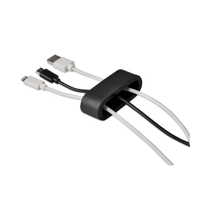 Multi Channel Cable Holder, 2" x 2", Black