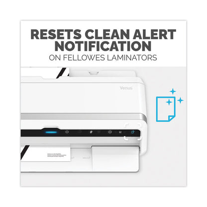 Laminator Cleaning Sheets, 3 to 10 mil, 8.5" x 11", White, 10/Pack