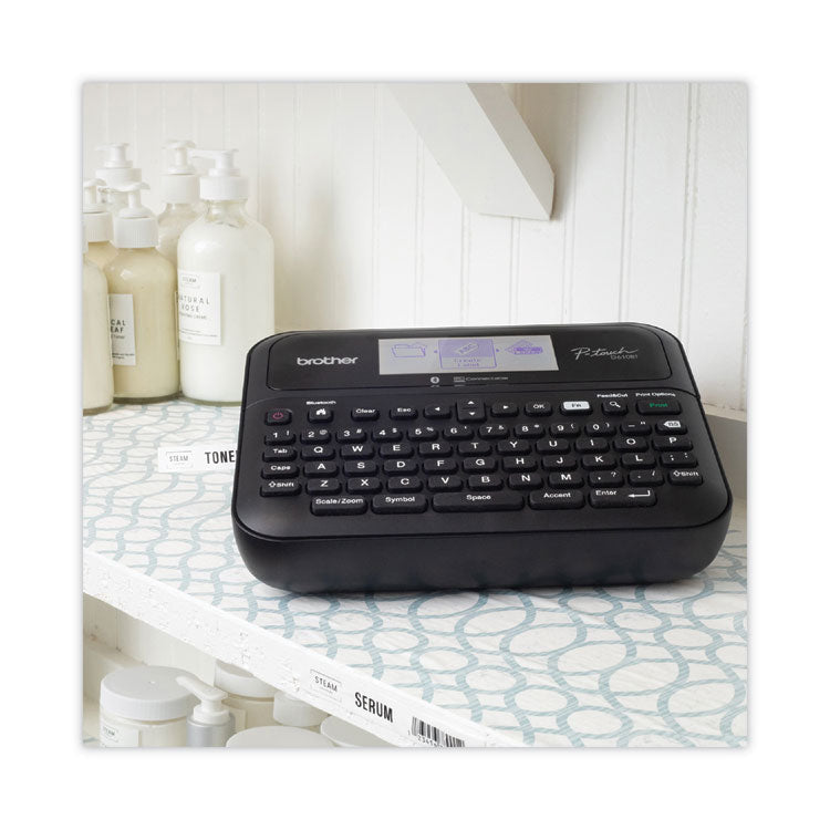 P-Touch Business Professional Connected Label Maker, 30 mm/s Print Speed, 10.2 x 4.8 x 12.6