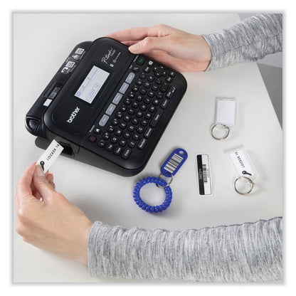 P-Touch Business Expert Connected Label Maker, With 2 Rolls Sample Tapes, 30 mm/s Print Speed, 7.4 x 7 x 2.8
