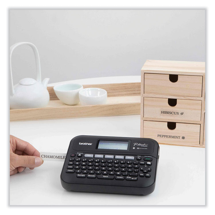 P-Touch Business Expert Connected Label Maker, With 2 Rolls Sample Tapes, 30 mm/s Print Speed, 7.4 x 7 x 2.8