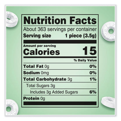 Hard Candy Mints, Wint-O-Green, 44.93 oz Bag