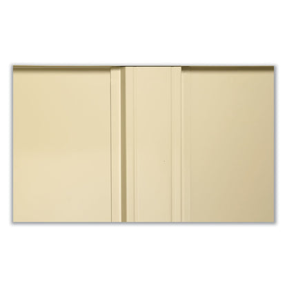 Janitorial Cabinet, 36w x 18d x 64h, Putty