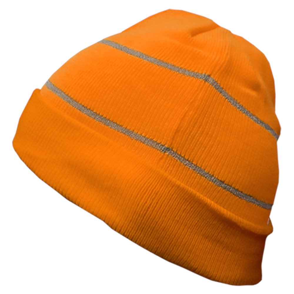 Reflective Apparel by PIP Winter Beanie W/REFLECTIVE Stripes