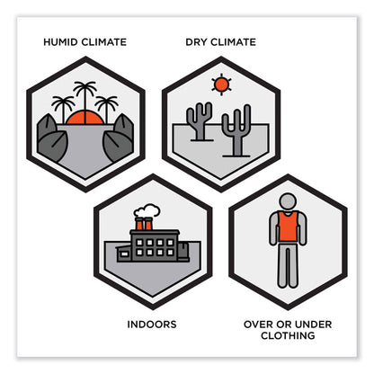 Chill-Its 6235 Standard Phase Change Cooling Vest, Cotton, Large/X-Large, Khaki