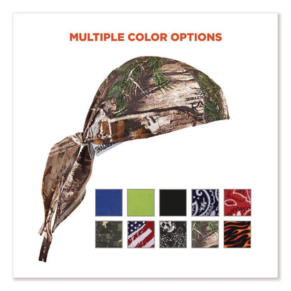 Chill-Its 6615 High-Performance Bandana Doo Rag with Terry Cloth Sweatband, One Size Fits Most, RealTree Xtra