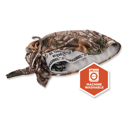 Chill-Its 6615 High-Performance Bandana Doo Rag with Terry Cloth Sweatband, One Size Fits Most, RealTree Xtra