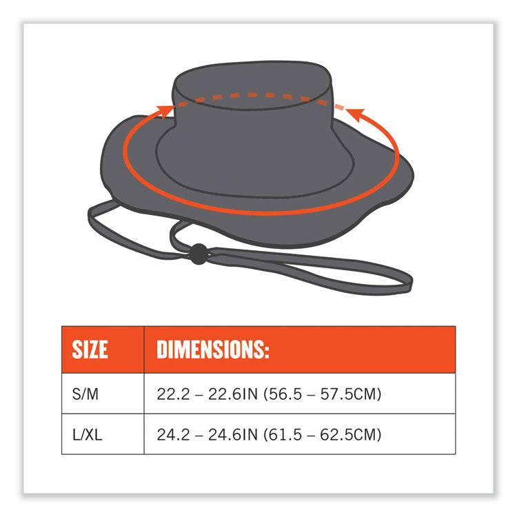 Chill-Its 8936 Lightweight Mesh Paneling Ranger Hat, Cotton/Polyester, Large/X-Large, Khaki