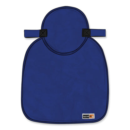 Chill-Its 6717FR FR Cooling Hard Hat Pad and Neck Shade, 12.5 x 9.75, Blue