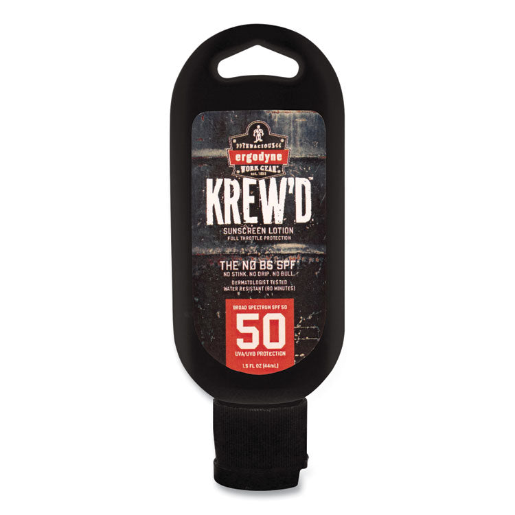 Krewd 6352 SPF 50 Sunscreen Lotion, 1.5 oz Bottle, 12/Carton