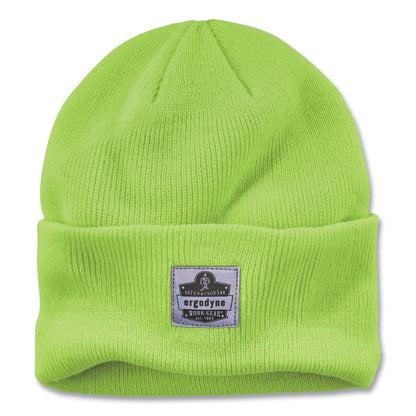 N-Ferno 6806 Cuffed Rib Knit Winter Hat, Acrylic, One Size Fits Most, Lime
