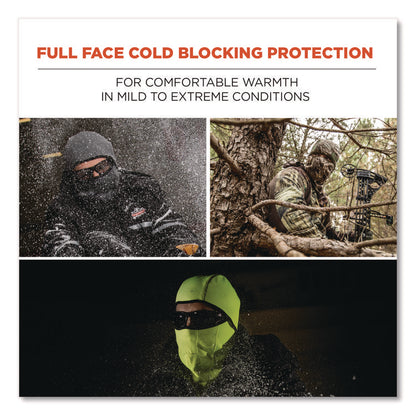 N-Ferno 6823 Hinged Balaclava Face Mask, Fleece, One Size Fits Most, Black