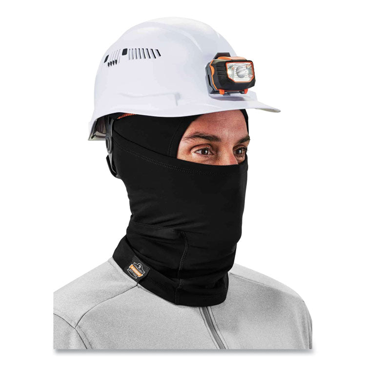 N-Ferno 6844 Dual-Layer Balaclava Face Mask, Nylon/Spandex, One Size Fits Most, Black
