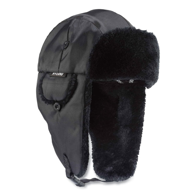 N-Ferno 6802 Classic Trapper Hat, 3M Thinsulate/Nylon, Large/X-Large, Black