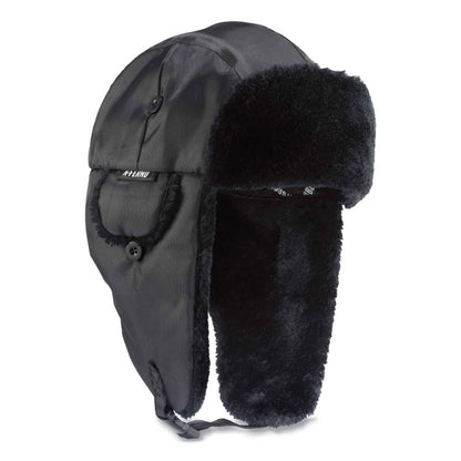 N-Ferno 6802 Classic Trapper Hat, 3M Thinsulate/Nylon, X-Small, Black