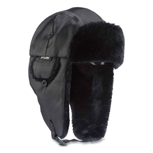 N-Ferno 6802 Classic Trapper Hat, 3M Thinsulate/Nylon, X-Small, Black