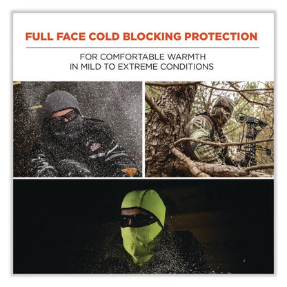 N-Ferno 6823 Hinged Balaclava Face Mask, Fleece, One Size Fits Most, Navy