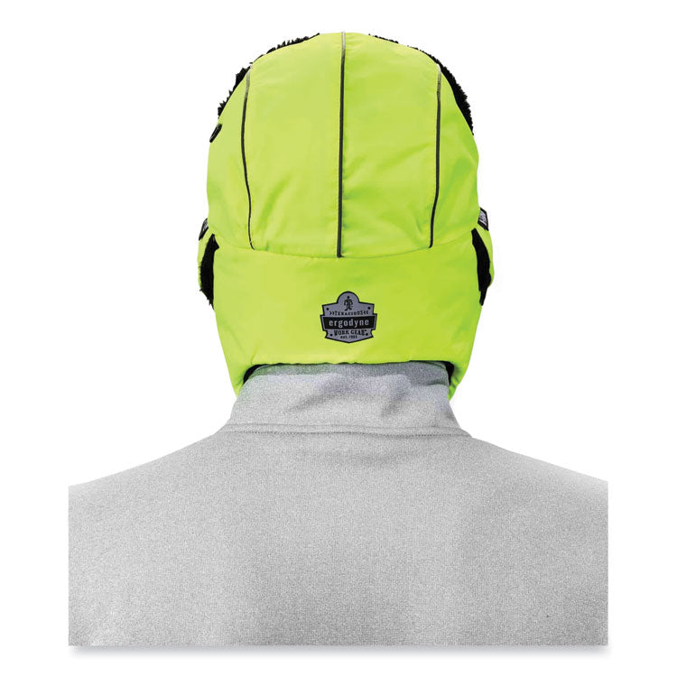 N-Ferno 6802 Classic Trapper Hat, 3M Thinsulate/Nylon, Large/X-Large, Lime