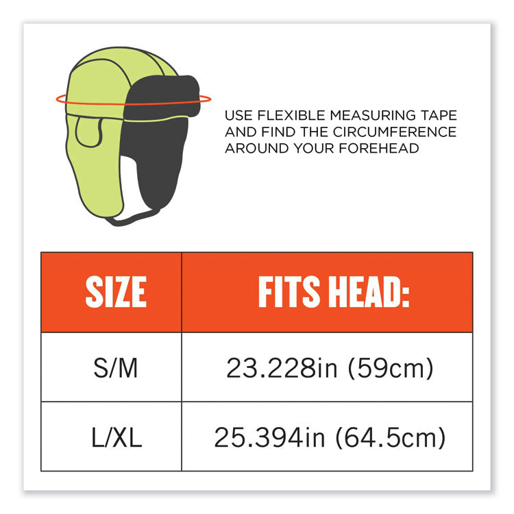N-Ferno 6802 Classic Trapper Hat, 3M Thinsulate/Nylon, Large/X-Large, Lime