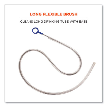 Chill-Its 5159 Hydration Pack Cleaning Kit, Bladder, Tube/Bite-Valve Cleaning Brushes, Drying Rack