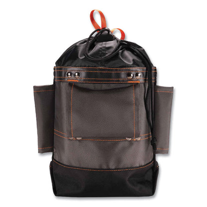 Arsenal 5926 Topped Bolt Bag Tool Pouch, Short, 5 x 10 x 9, Ballistic Polyester, Black/Gray